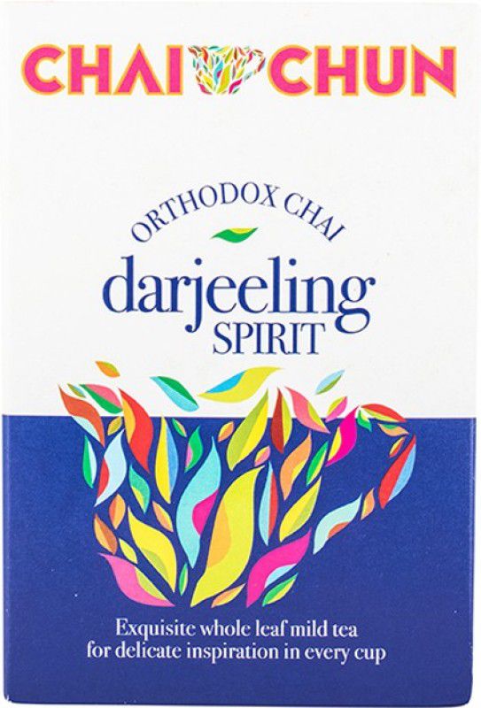 chaichun Darjeeling Spirit Tea|Stress Relieving & Relaxing premium tea packed in Ceka Unflavoured Black Tea Box  (100 g)