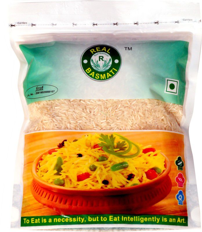 Real Basmati Half Grain (Pack of 5) Basmati Rice (Medium Grain, Steam)  (5 kg)