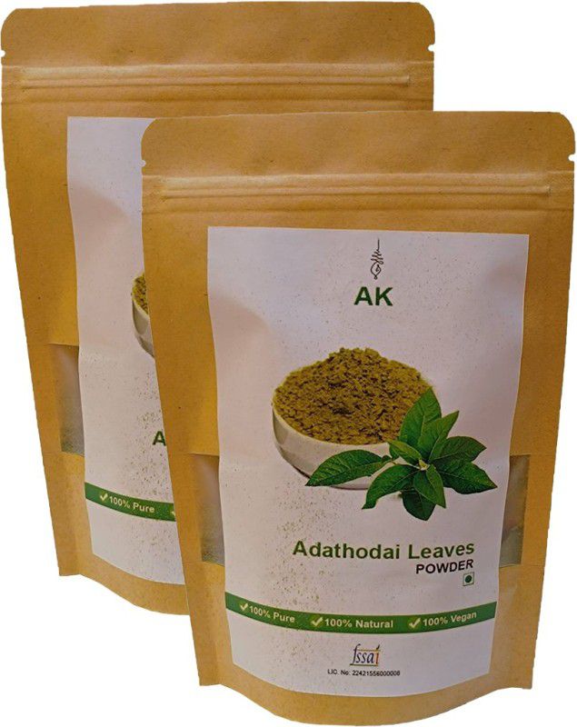 AK FOODS Adathodai Leaves Powder 100 g  (Pack of 2)