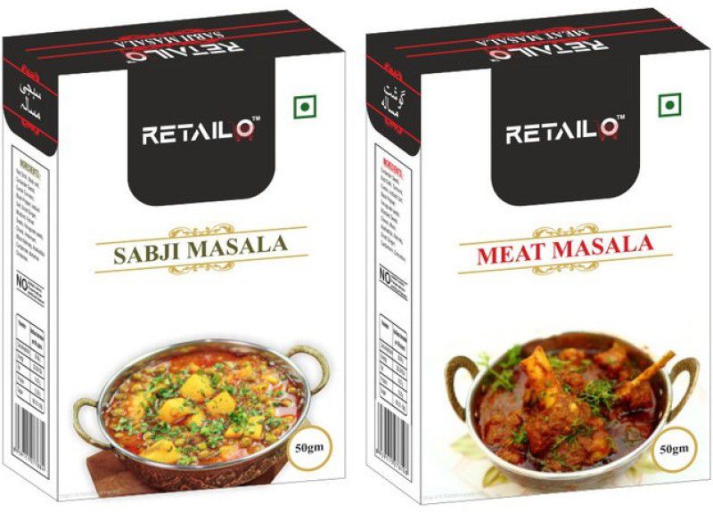retailo meat masala_sabji masala  (2 x 50 g)