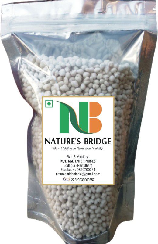 Nature's Bridge Moi Tilli Prasad Dana with inside sesame seed Sweet Makhana Ram Dana Sugar Balls - 400 Gm Sugar  (400 g)