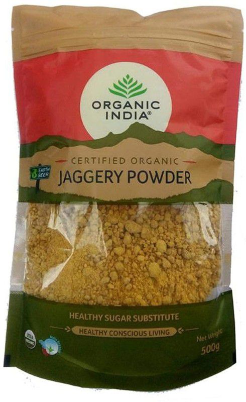 ORGANIC INDIA Jaggery Powder 500g Powder Jaggery  (1000 g, Pack of 2)