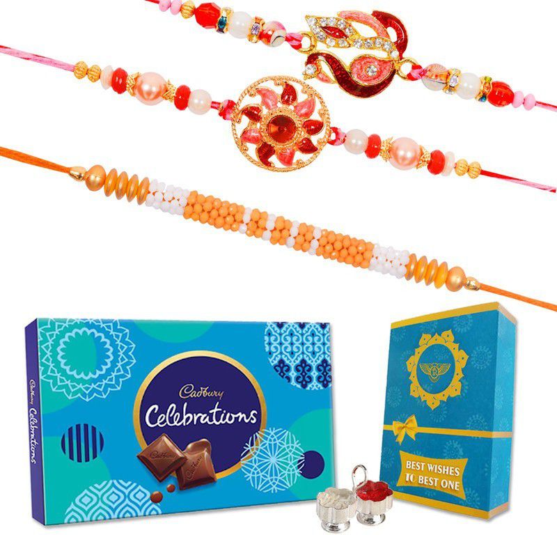MALPANI Rakhi with Chocolate Combo-CADBURY-KB-A-CRakhi Set Combo  (5)