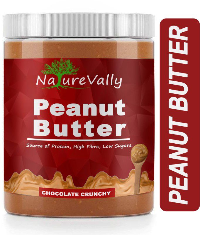 NatureVally Chocolate Crunchy Peanut Butter 800g Pack Of 2 | Rich in Protein Pro 800 g  (Pack of 2)