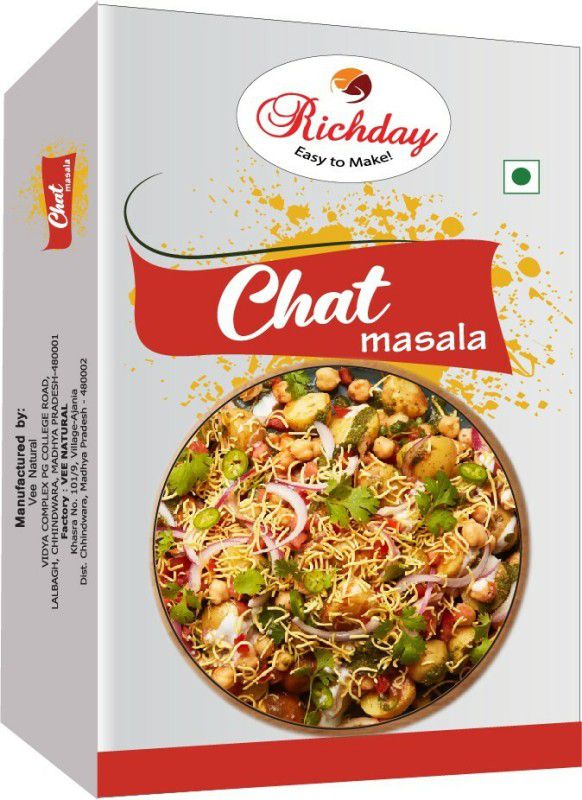 Richday Combo Pack of 5 Chaat Masala Powder(100 gm Each)  (5 x 100 g)