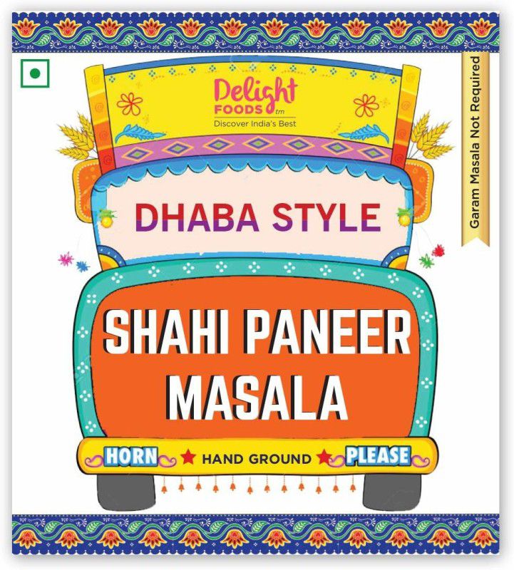 Delight Foods Dhaba Style Shahi Paneer Masala - Hand Ground - (200g Pouch)  (200 g)