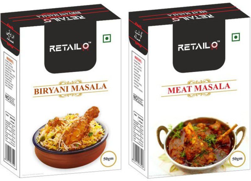 retailo Biryani Masala_Meat Masala  (2 x 50 g)