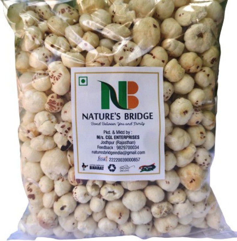 Nature's Bridge Phool Makhana / Makhana 100 gm / Gorgon Nut Puffed Kernels / Fox Nut / Lotus Seeds Pop Fox Nut  (100 g)