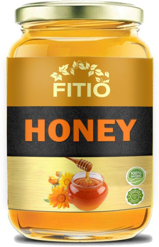 FITIO Nutrition Raw Honey Unprocessed Unpasteurized Pure natural organic honey for weight loss (HG24)  (1000 g)