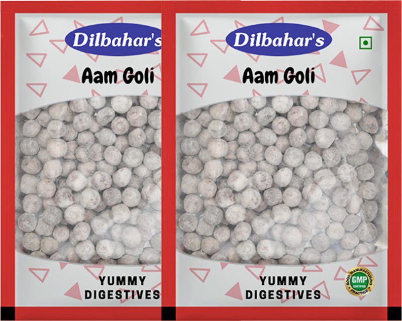 Dilbahar Yummy Digestive Aam Goli 400g Pack of 2 Mango  (2 x 1 pieces)