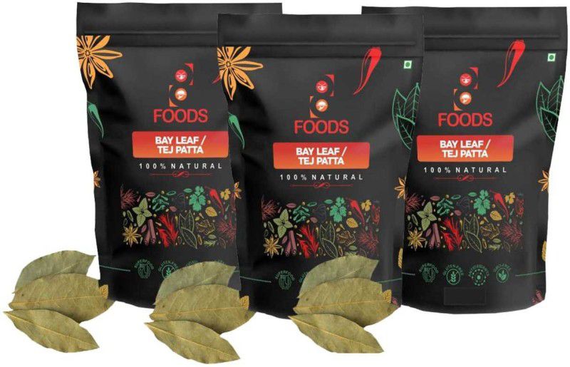 The8Foods 100% Natural bay leaf/tej patta  (300 g)