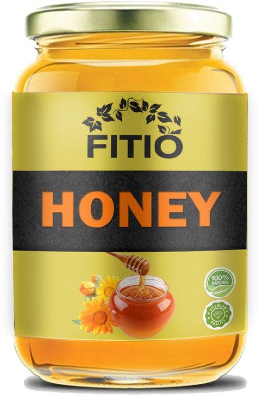 FITIO Nutrition Raw Honey Unprocessed Unpasteurized Pure natural organic honey for weight loss (HG15) Advanced  (500 g)