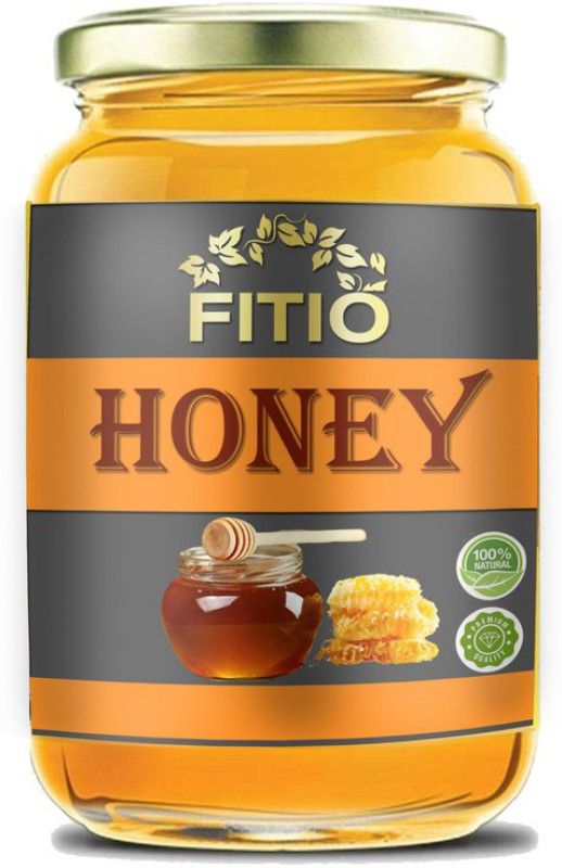 FITIO Nutrition Raw Honey Unprocessed Unpasteurized Pure natural organic honey for weight loss (HG26) Premium  (1000 g)