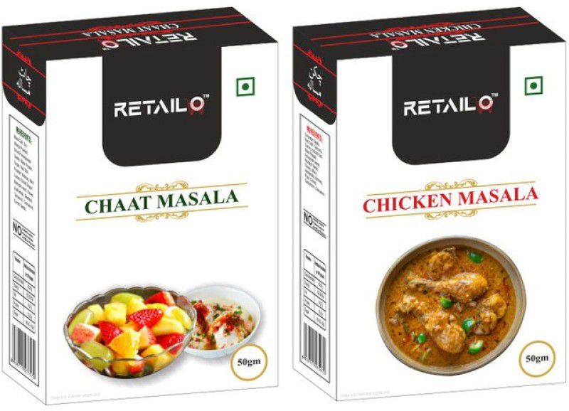 retailo chaat masala_chicken masala  (2 x 50 g)
