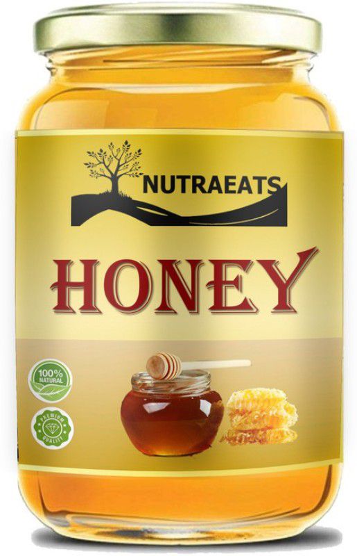 NutraEats Raw Honey Unprocessed Unpasteurized Pure natural organic honey for weight loss (HG23) Premium  (1000 g)