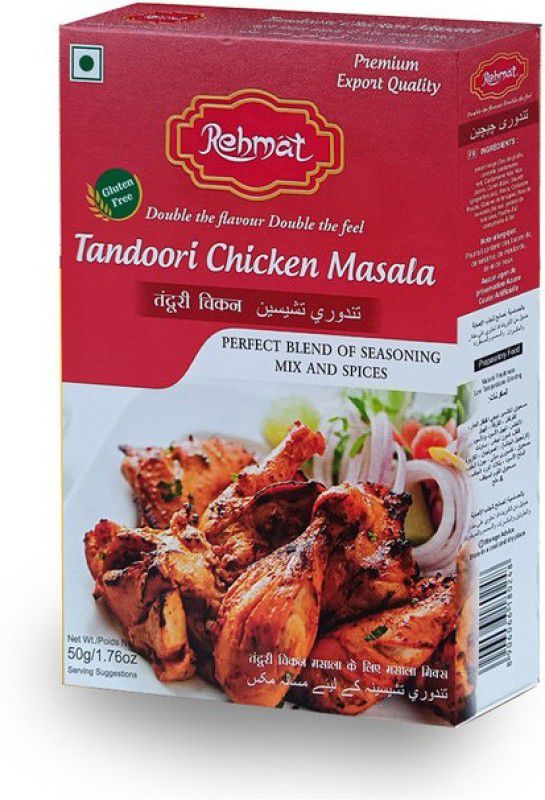 Rehmat Tandoori Chicken Masala, Flavorful & Aromatic Spice Easy & Ready to Cook Masala  (3 x 50 g)