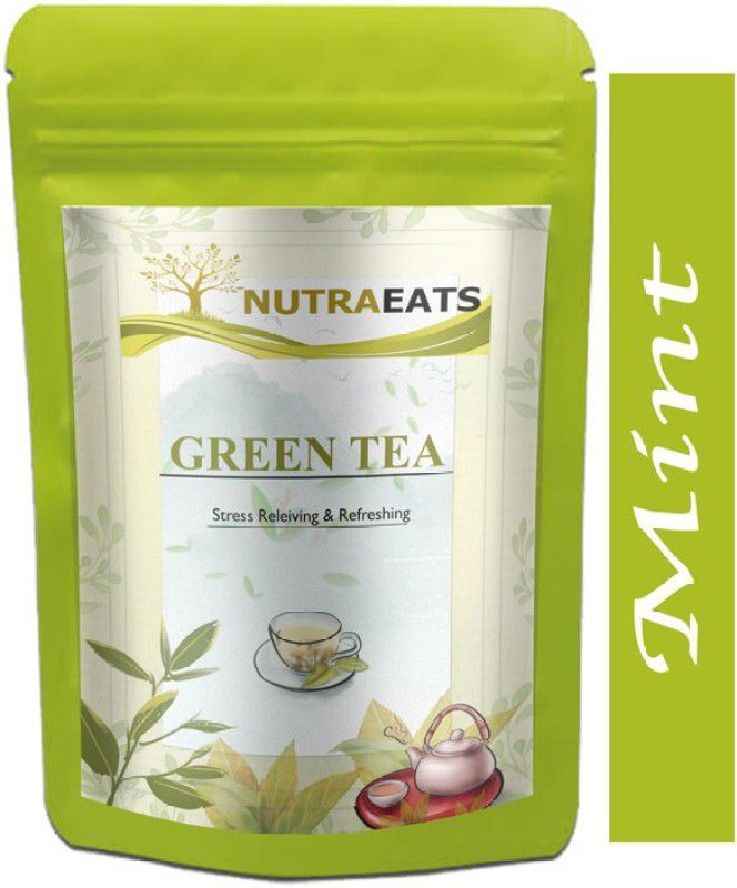 NutraEats Green Tea for Weight Loss | 100% Natural Green Loose Leaf Tea | Mint Flavor Green Tea Pouch (T993) Green Tea Pouch  (1200 g)