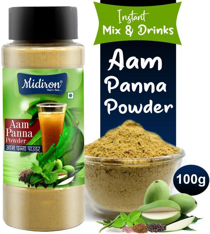 Midiron Aam Panna Powder, Instant Drink Powder, Energy Booster, instant drink mix powder with water (Refreshing & Re-Hydrating)  (100 g)