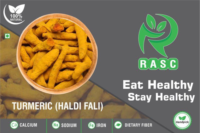 RASC Whole Turmeric| Haldi Gatiya| Sabut Haldi | Whole Haldi | Pack of 400g  (400 g)