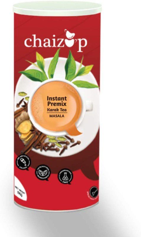 chaizup Instant Premix Masala Premix Tea Can of Karak Chai With Indian Spices & Low Sugar | Ready to Drink Homelike tea, Anytime Anywhere , 1 Kg / 1000 Gm - 70 Cups Spices Instant Tea Tin  (1 kg)