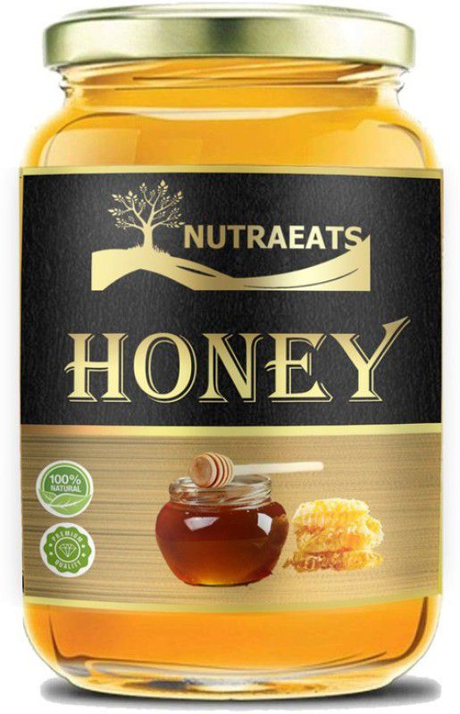 NutraEats Raw Honey Unprocessed Unpasteurized Pure natural organic honey for weight loss (HG24) Ultra  (1000 g)
