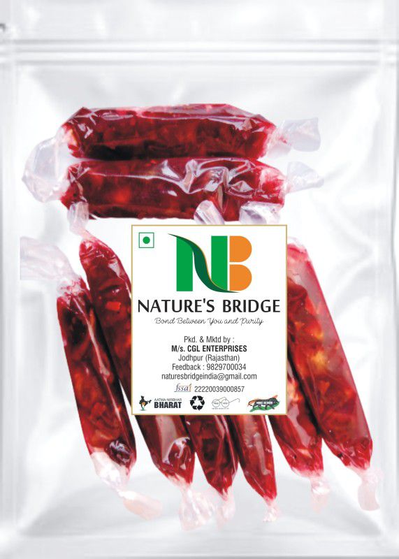 Nature's Bridge Tamarind Sticks Candy / Chulbuli Khatti-Methi Imli / Chulbuli Imly - 400 Gm Tamarind Jelly Candy  (400 g)