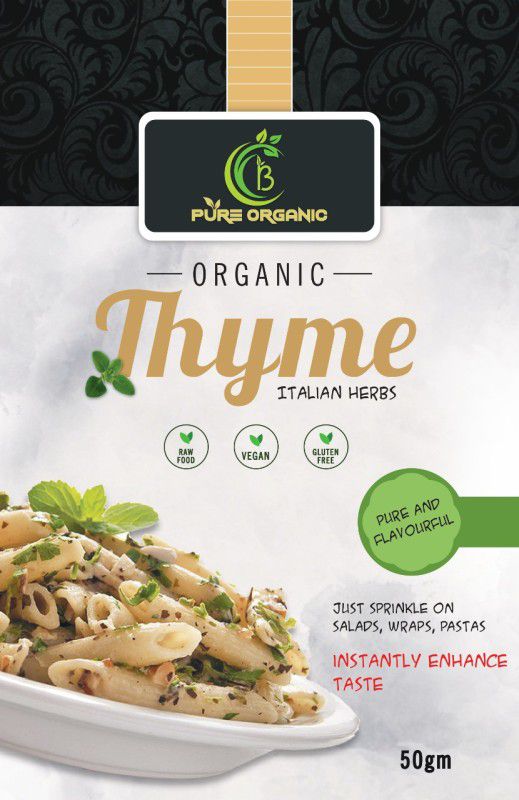 B Pure Organic Thyme (Pack of 5) Per pack 50 gm  (250 g)