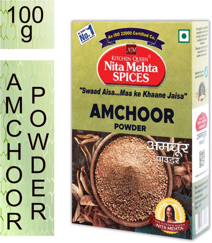 KITCHEN QUEEN NITA MEHTA Amchoor Powder Masala | Best Masala |100% Pure Organic With Natural Ingredient  (100 g)