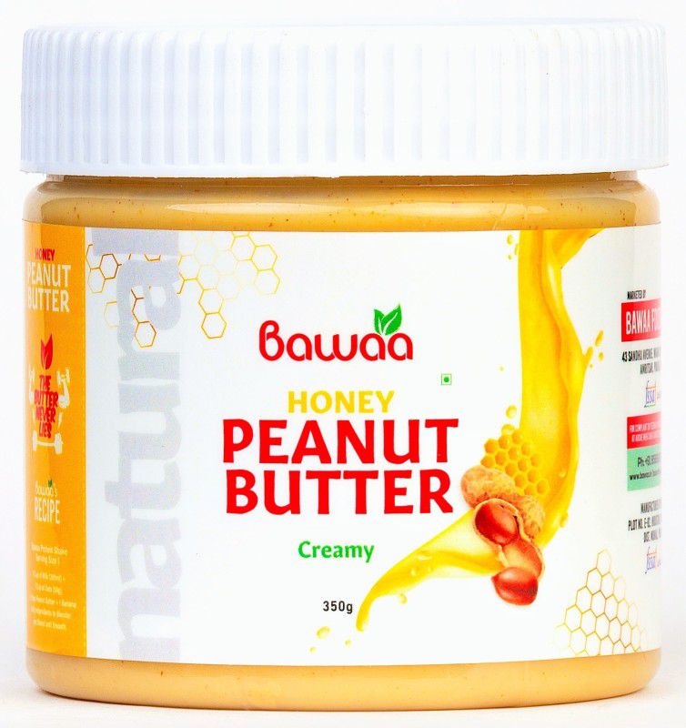 Bawaa All Natural Honey Peanut Butter (Creamy) 350 g