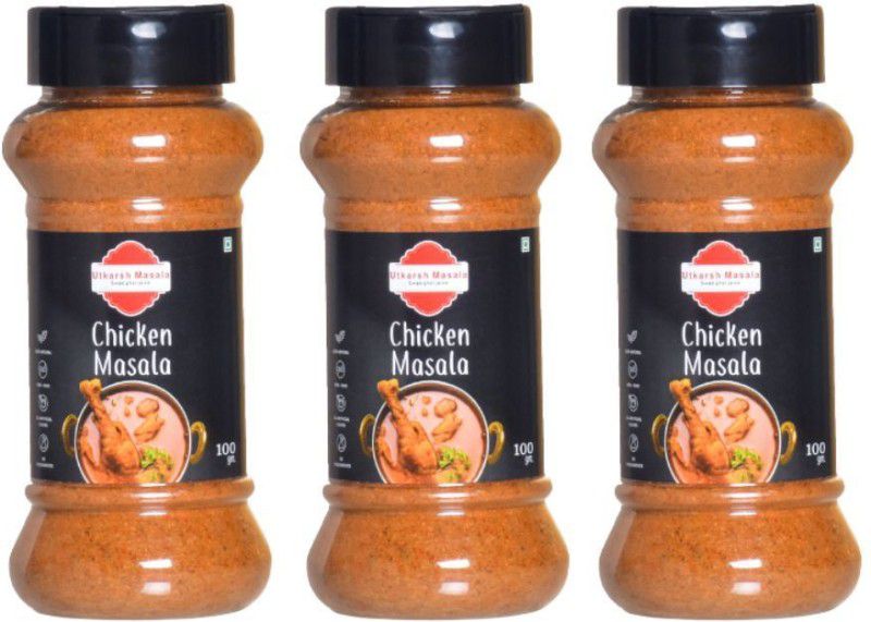 Utkarsh Chicken Masala Powder | Spice Mix 300g  (3 x 100 g)