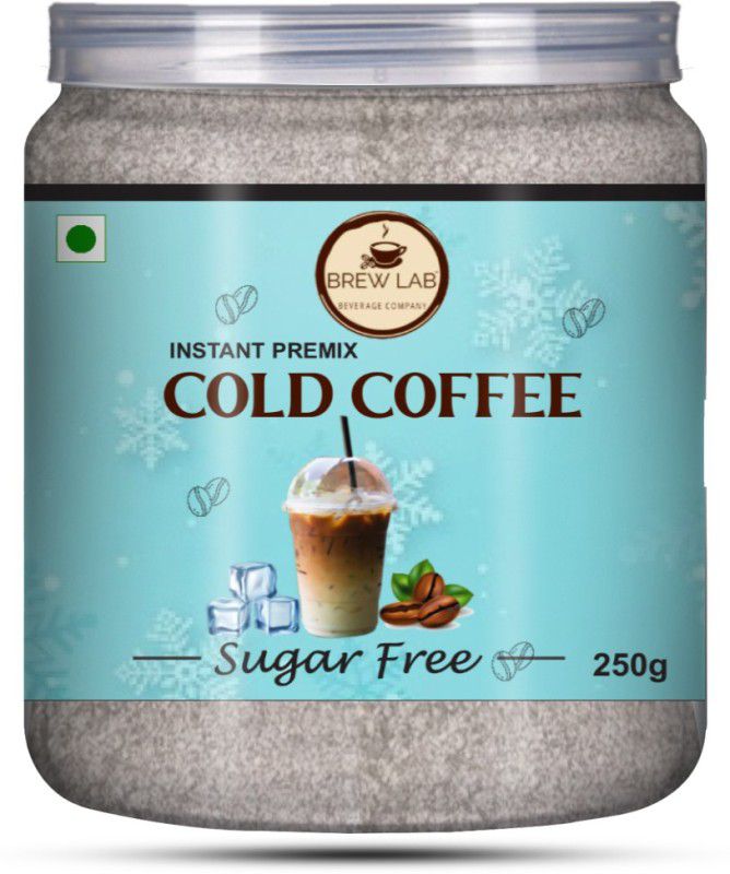 Brew Lab Delicious Sugar free Instant premix Cold Coffee Instant Coffee  (250 g)