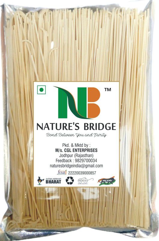 Nature's Bridge Noodles Chowmin Noodles Veg. Hakka Noodles No Preservatives - 1.8 Kg Instant Noodles Vegetarian  (2 x 900 g)