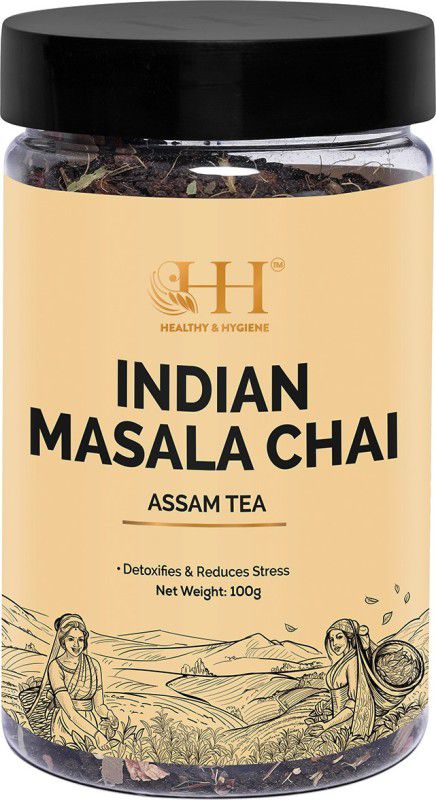 HEALTHY & HYGIENE Indian Masala Chai, 100 Gram Masala Tea Pouch  (100 g)