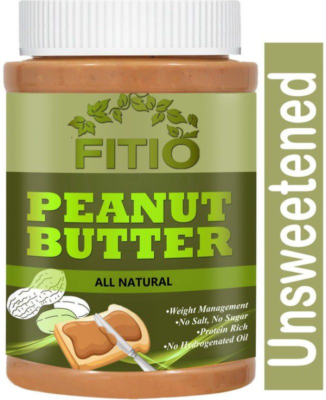 FITIO Nutrition 100% Pure Pro Peanut Butter | Natural (68) 480 g