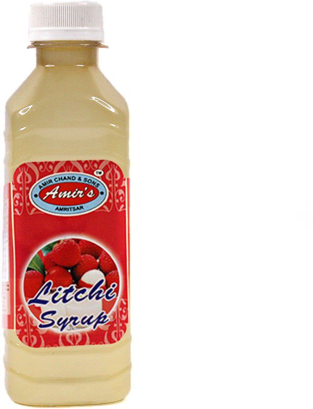 Amir's Litchi Syrup250ml Litchi  (250 ml, Pack of 1)