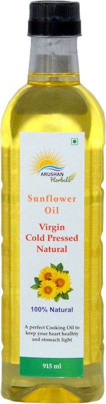 Arushan herbals Virgin Cold Pressed Sunflower Oil PET Bottle  (915 ml)