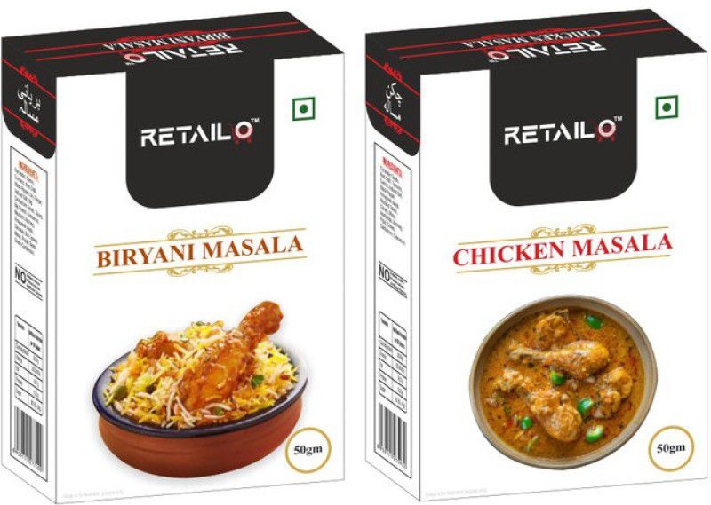 retailo Biryani Masala_Chicken Masala  (2 x 50 g)