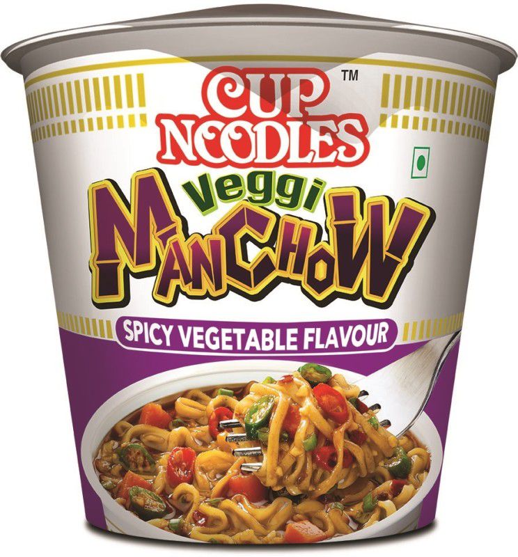 Nissin Veggie Manchow Cup Noodles Vegetarian  (50 g)