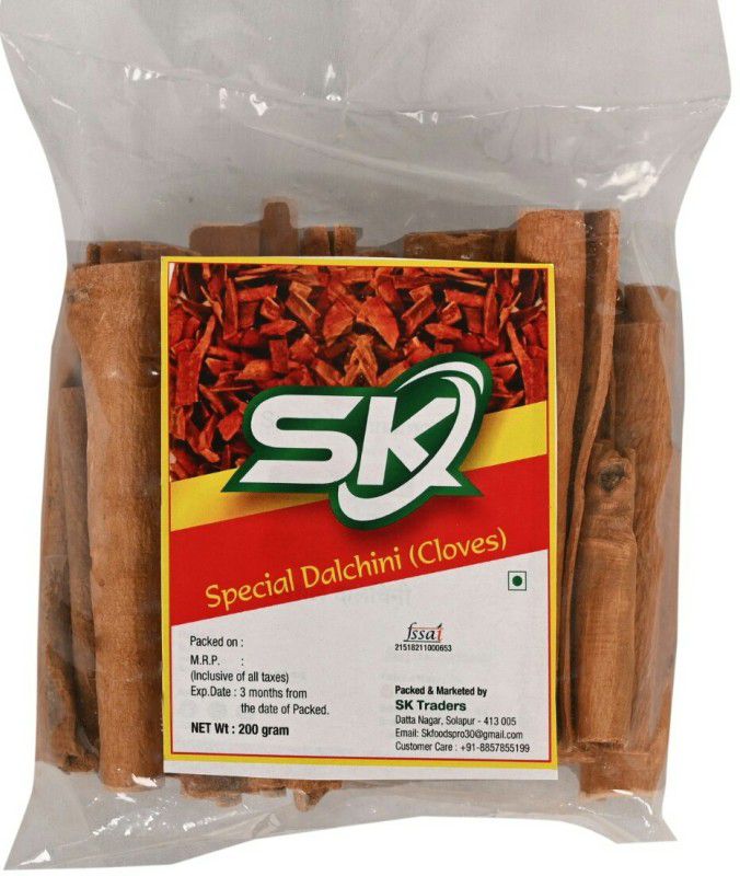Sk foods Cinnamon sticks dalchini sticks 200grm  (200 g)