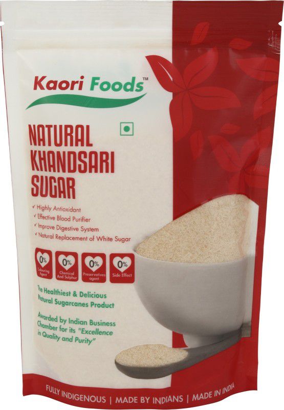 KAORI FOODS NATURAL KHANDSARI (3KG (PACK OF 6, 500G EACH)) Sugar  (3 kg, Pack of 6)