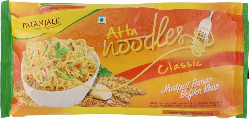PATANJALI Atta Classic Instant Noodles Vegetarian  (240 g)