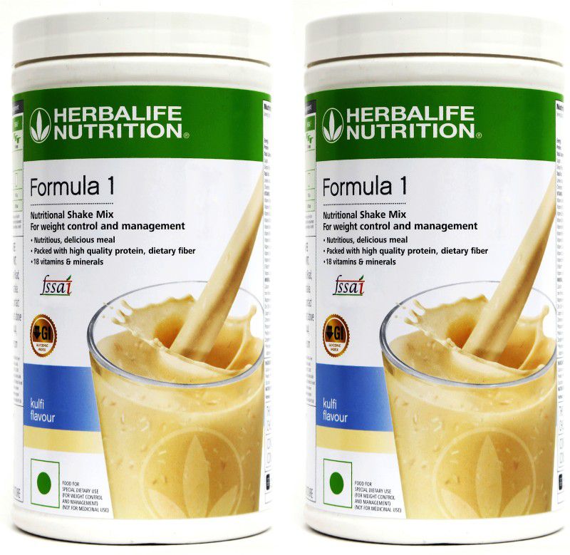 HERBALIFE Formula 1 Shake Kulfi Flavor - Combo Pack Of 2 Combo  (Formula 1 Shake Kulfi Flavor - Combo Pack Of 2(1000G))