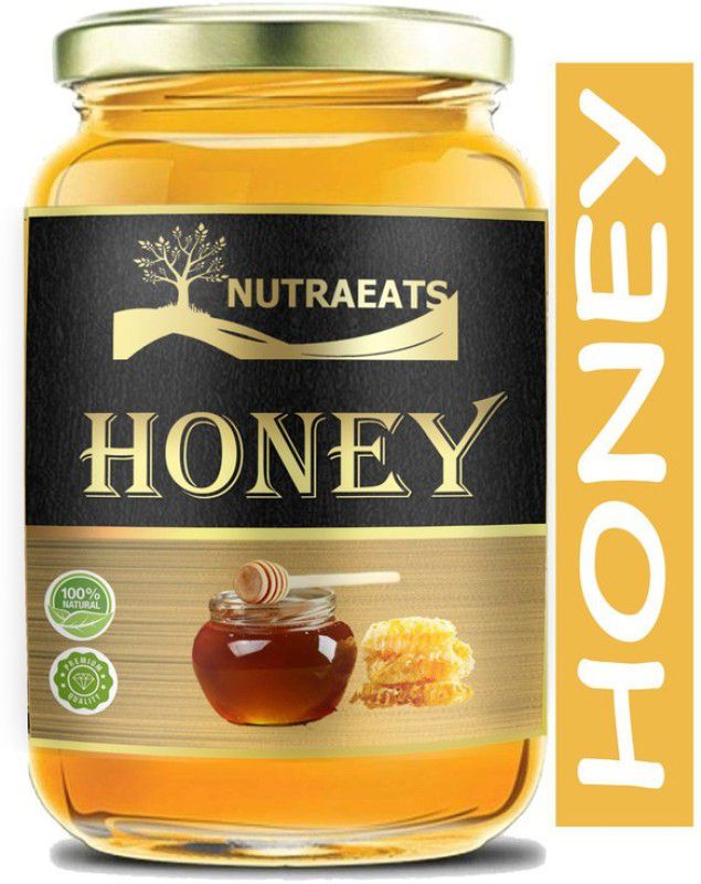 NutraEats Raw Honey Unprocessed Unpasteurized Pure natural organic honey for weight loss (HG19)  (1000 g)