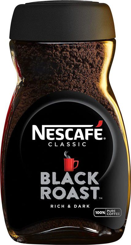 Nescafe Classic Black Roast Rich & Dark 100% Pure Soluble Coffee Powder (IMPORTED) Instant Coffee  (200 g, Pure Flavoured)