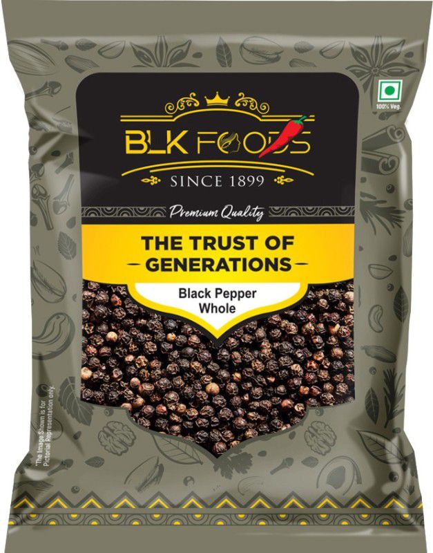 BLK FOODS Daily Black Pepper Whole (Kali Mirch Sabut)  (200 g)