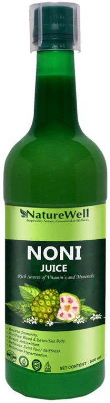 Naturewell Ultra Noni Juice Natural Juice for Building Immunity and Digestion Booster I No Added Sugar  (500 ml)