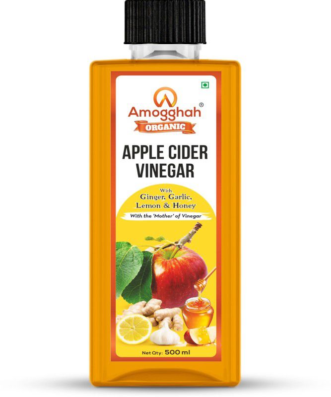 amogghah Apple Cider Vinegar with Ginger, Garlic, Lemon and Honey - 500 ml Vinegar  (500 ml)