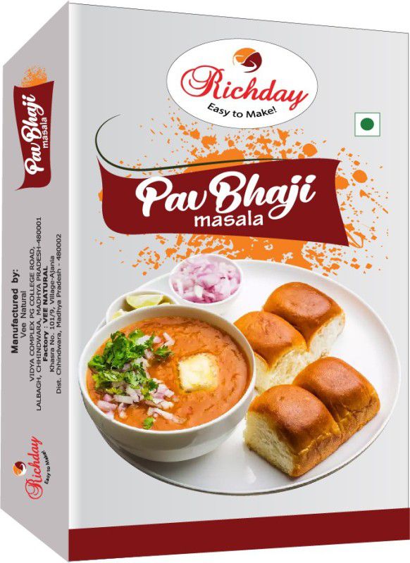 Richday Pav Bhaji Masala Powder|Blended Spice Mix  (10 x 50 g)