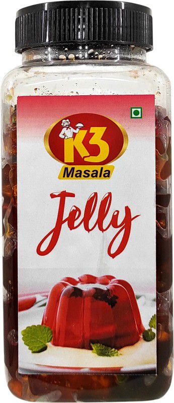 K3 Masala Premium Quality Jelly 450gm Strawberry Granules Food Essence  (450 ml)