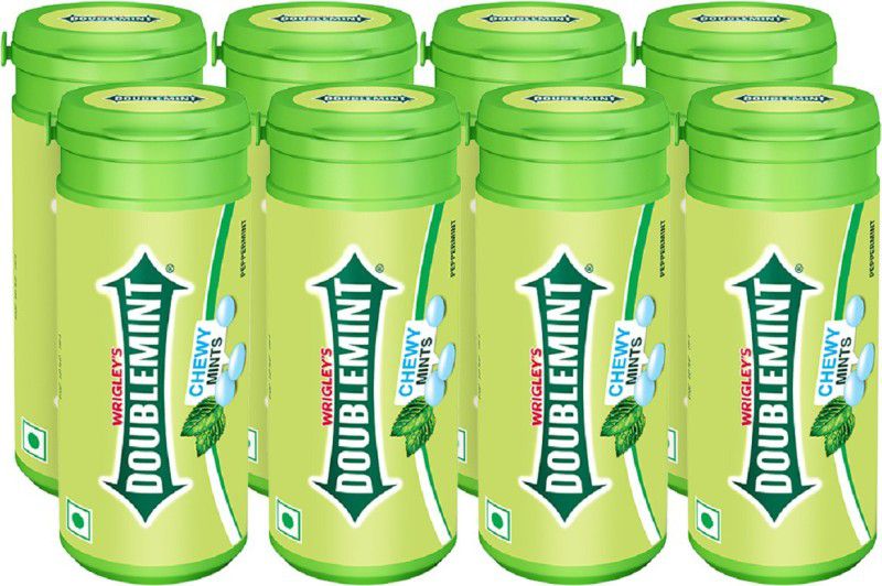 Doublemint Chewymint, 33.6g (pack of 8) Peppermint Chewing Gum  (8 x 33.62 g)